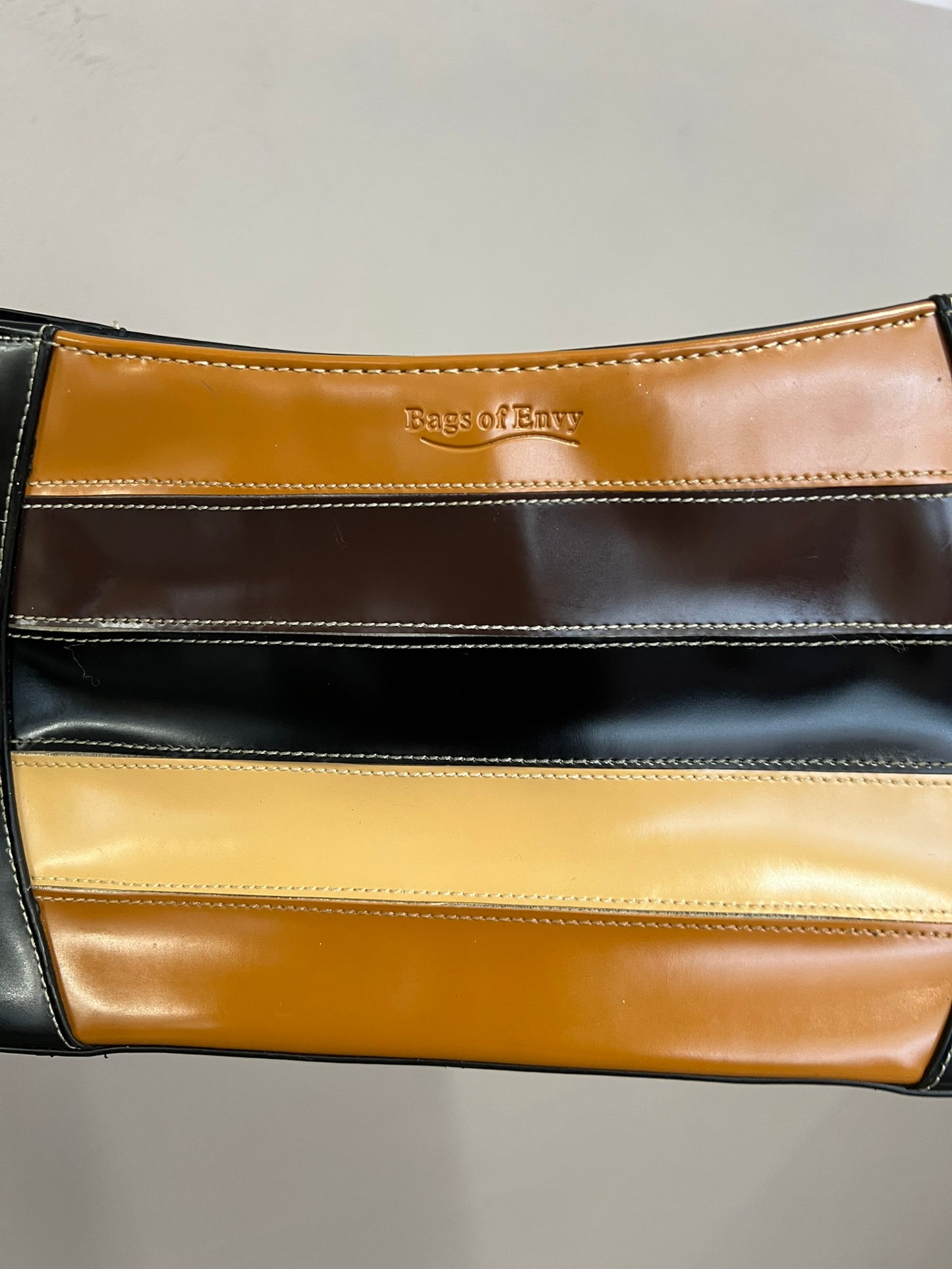 Vintage 90s shoulder bag Y2K Patent Leather Shoulder Bag