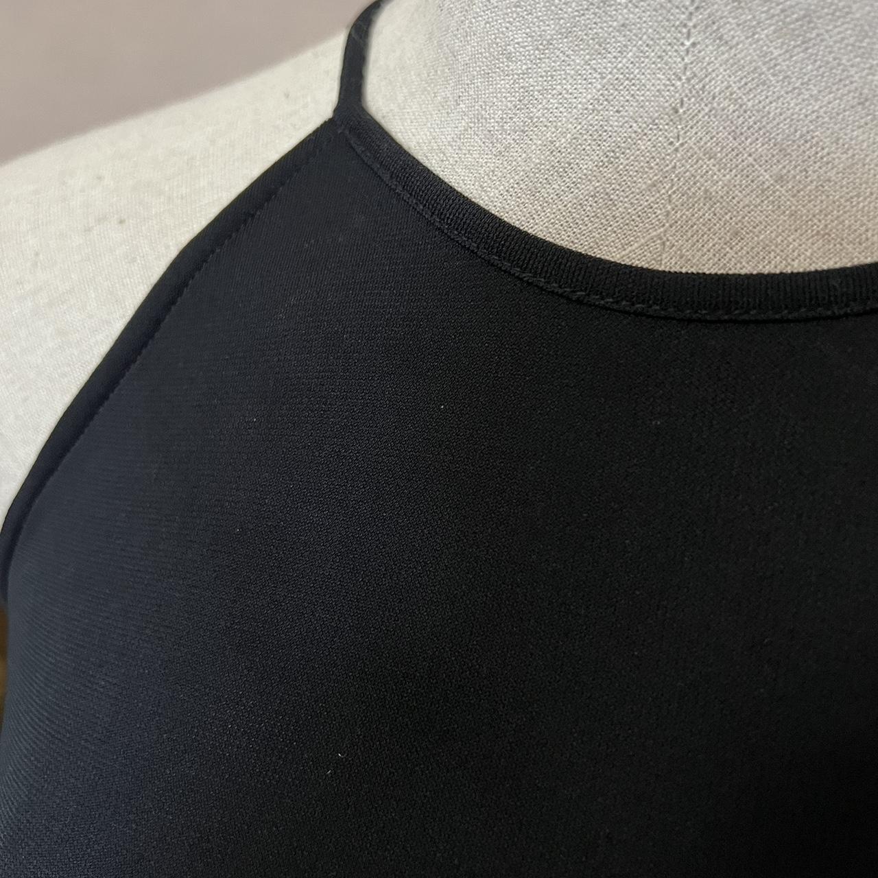 Maxi Dress Black TRUSSARDI Long Dress Bodcon Strapless Medium