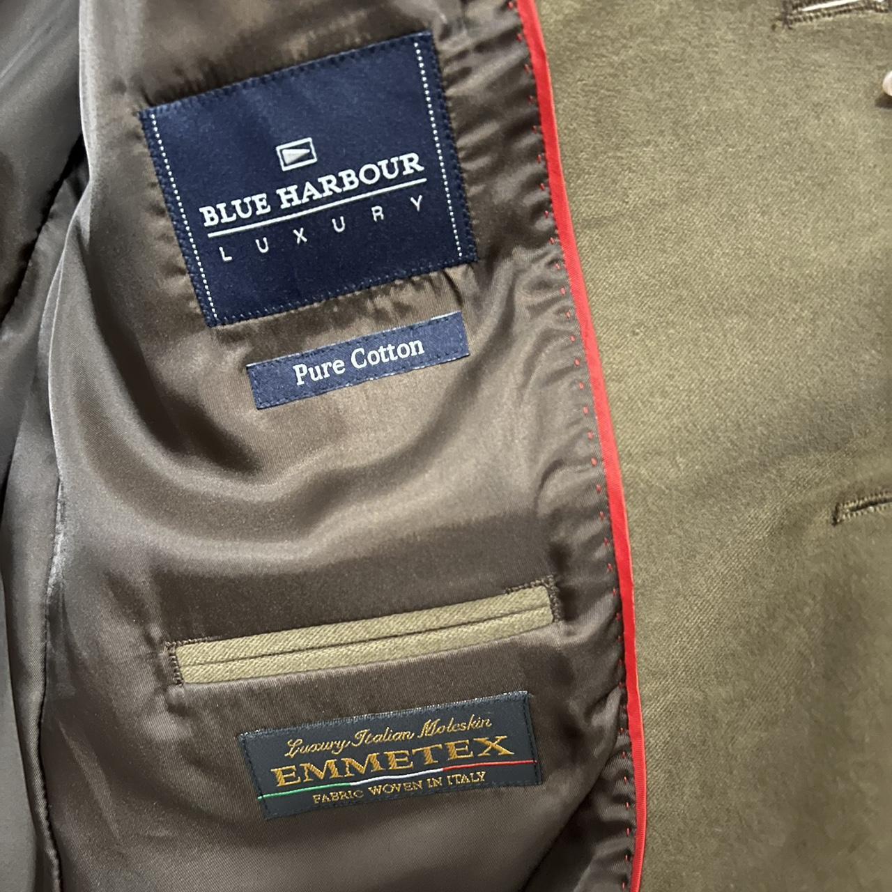 Vintage 90s Blazer Oversized Khaki Jacket Mens Collared Button Up Blaze Cotton Large UK 16