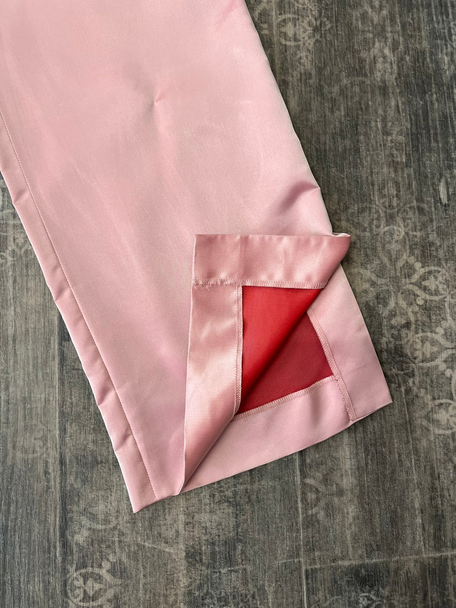 Vintage Pink Satin Suit Two Piece Jesiré Trousers and Blazer Set Co Ord UK 8